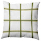 26" x 26" Geometric Decorative Throw Pillow, Olive