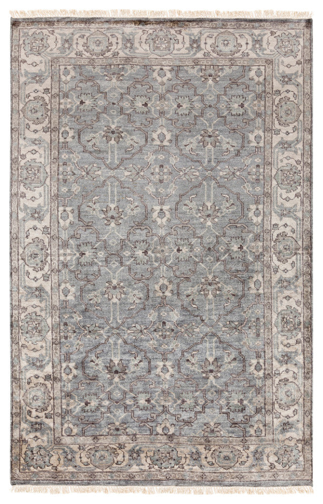 Surya Theodora THO-3000 Traditional Area Rug, Medium Gray, 9' x 13' Rectangle