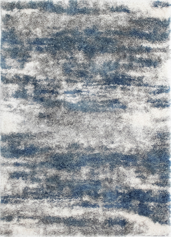 Noori Rug Shag Madison Blue/Grey Rug