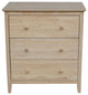 Solid Wood Dresser Chest With 3 Drawers