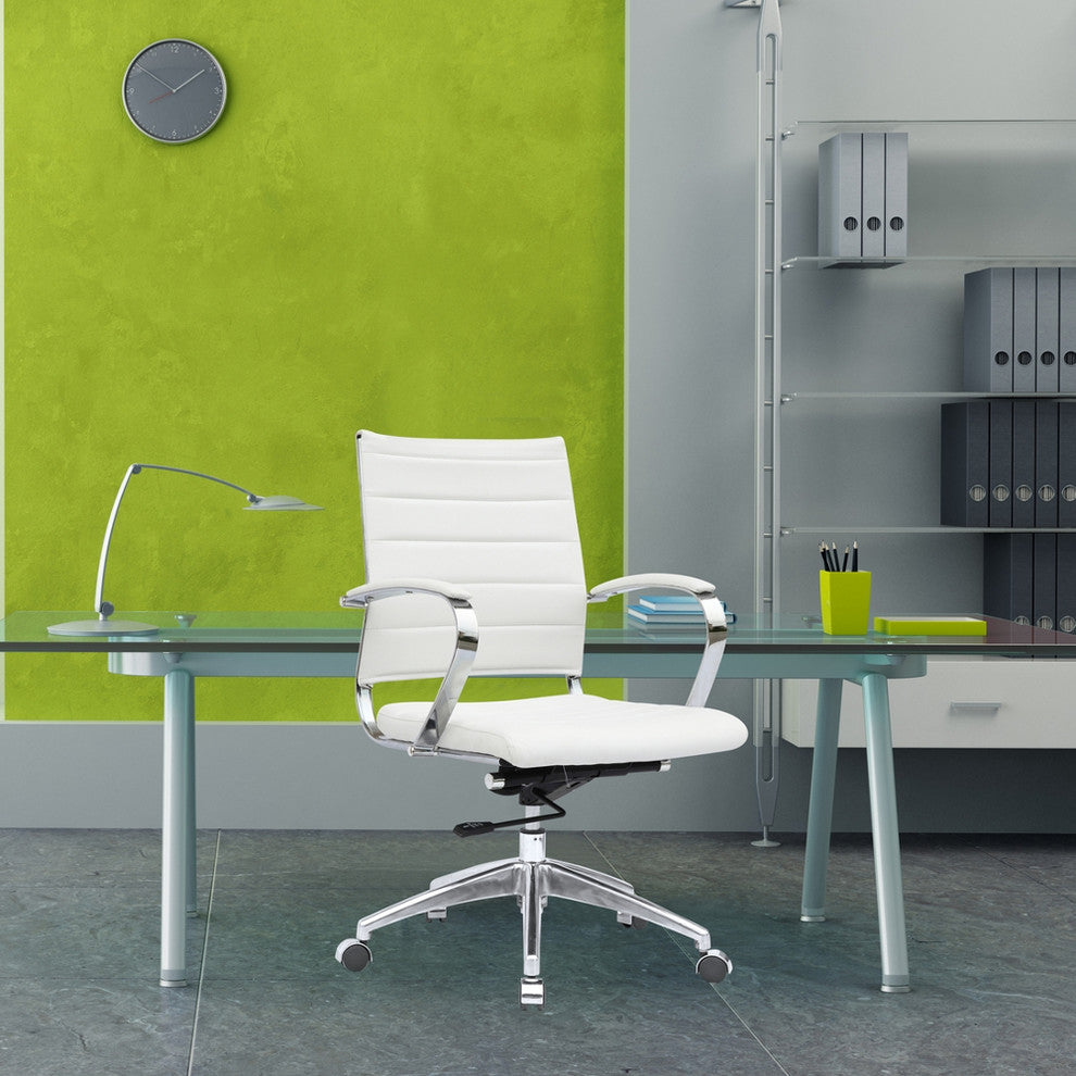 Modern Classics Sopada Conference Office Chair Mid Back, White