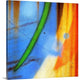 "The Man on the Moon is Taking a Bath" Wrapped Canvas Art Print, 16"x16"x1.5"