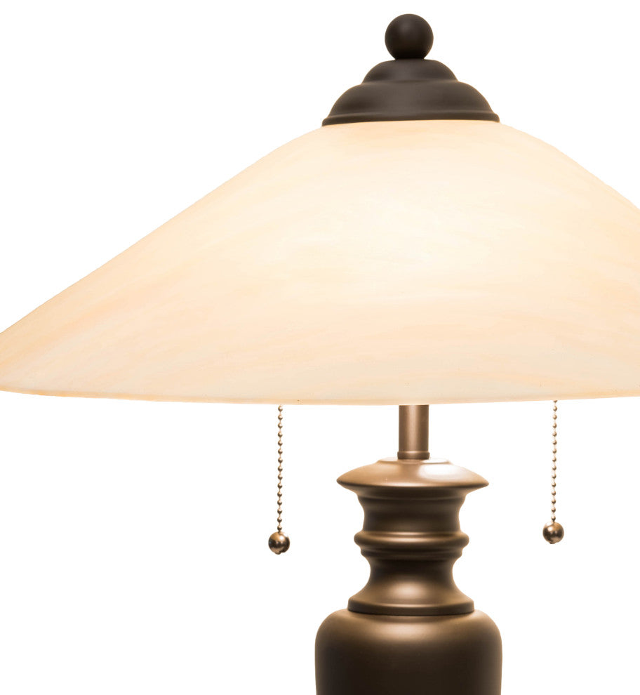18"H Beige Iridescent Table Lamp