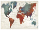 "Colorful World I" Digital Paper Print by James Wiens, 34"x26"