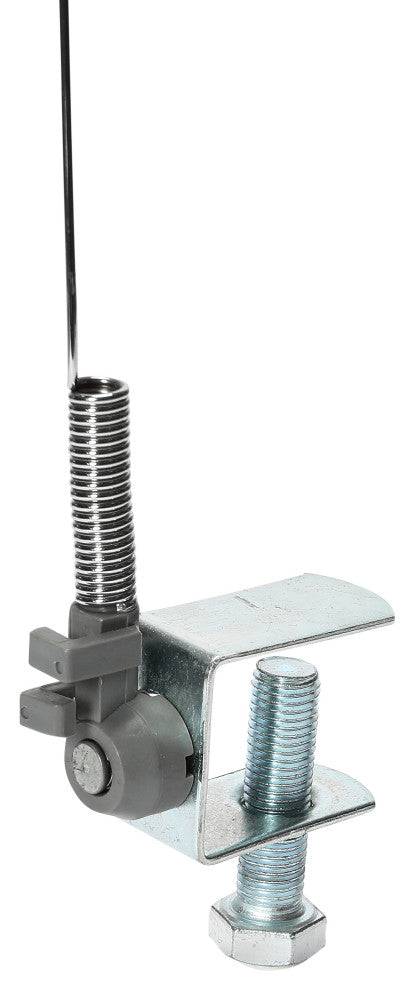 175 Flexible Iron Cord Minder, Silver Powder Coated, 18" High