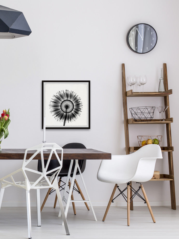 "Sunflower Petals" Framed Painting Print, 32x32