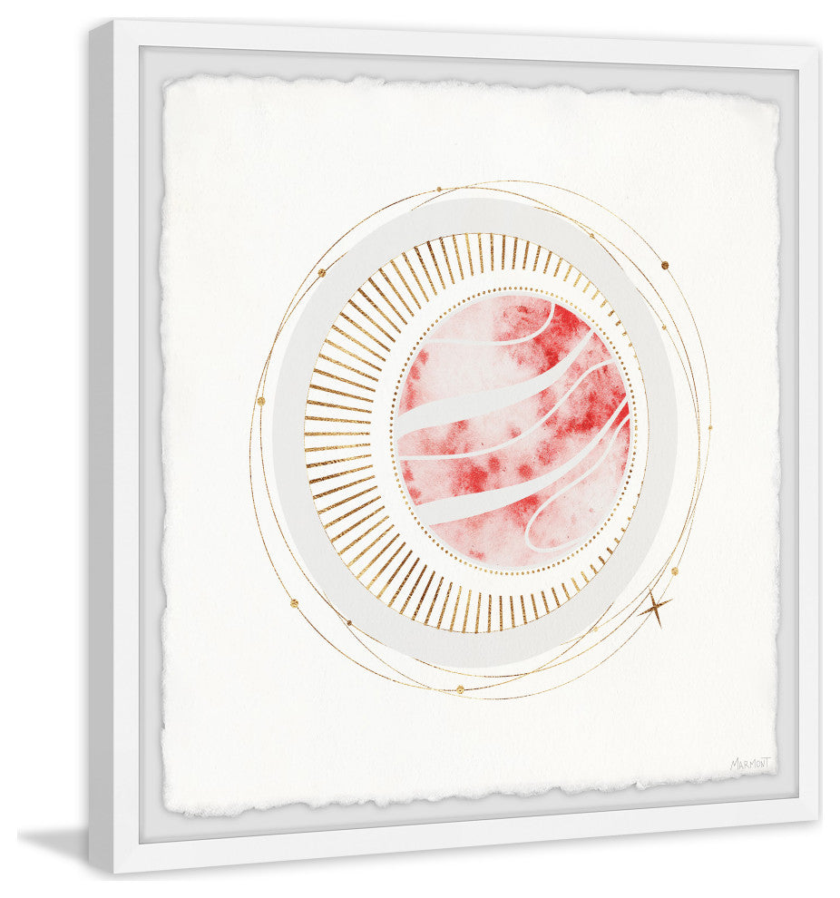 "Marked Border" Framed Painting Print, 32x32