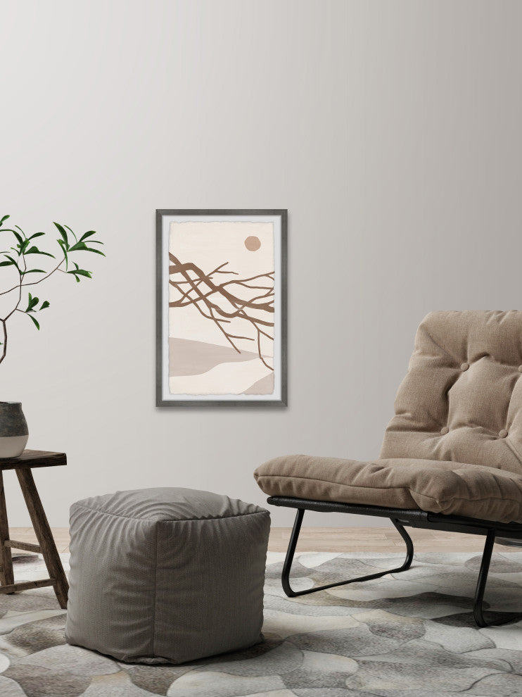 "Overlooking Branches" Framed Painting Print, 16x24