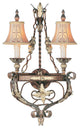 Livex 8842-64 Wall Sconce, Palacial Bronze with Gilded Accents