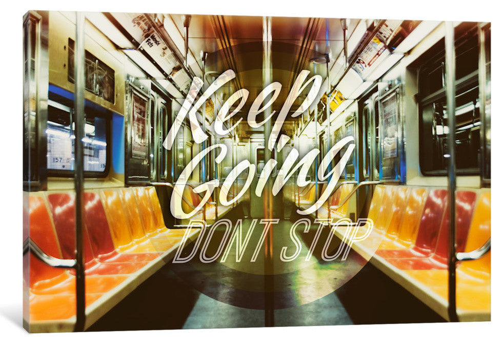 "Keep Going" by 5by5collective, 18x12x1.5