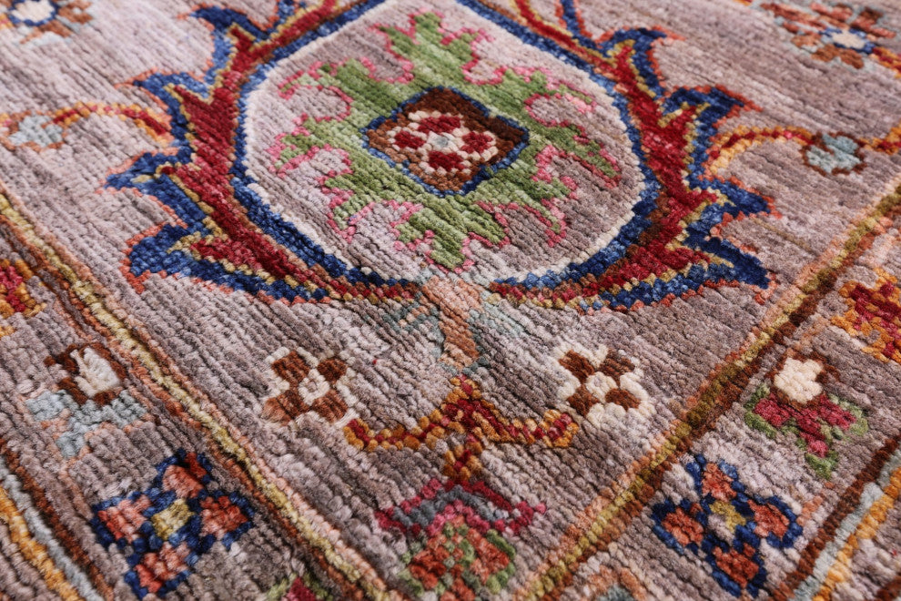 Hand Knotted Persian Tabriz Wool Rug 9' 0" X 11' 7" - Q12912
