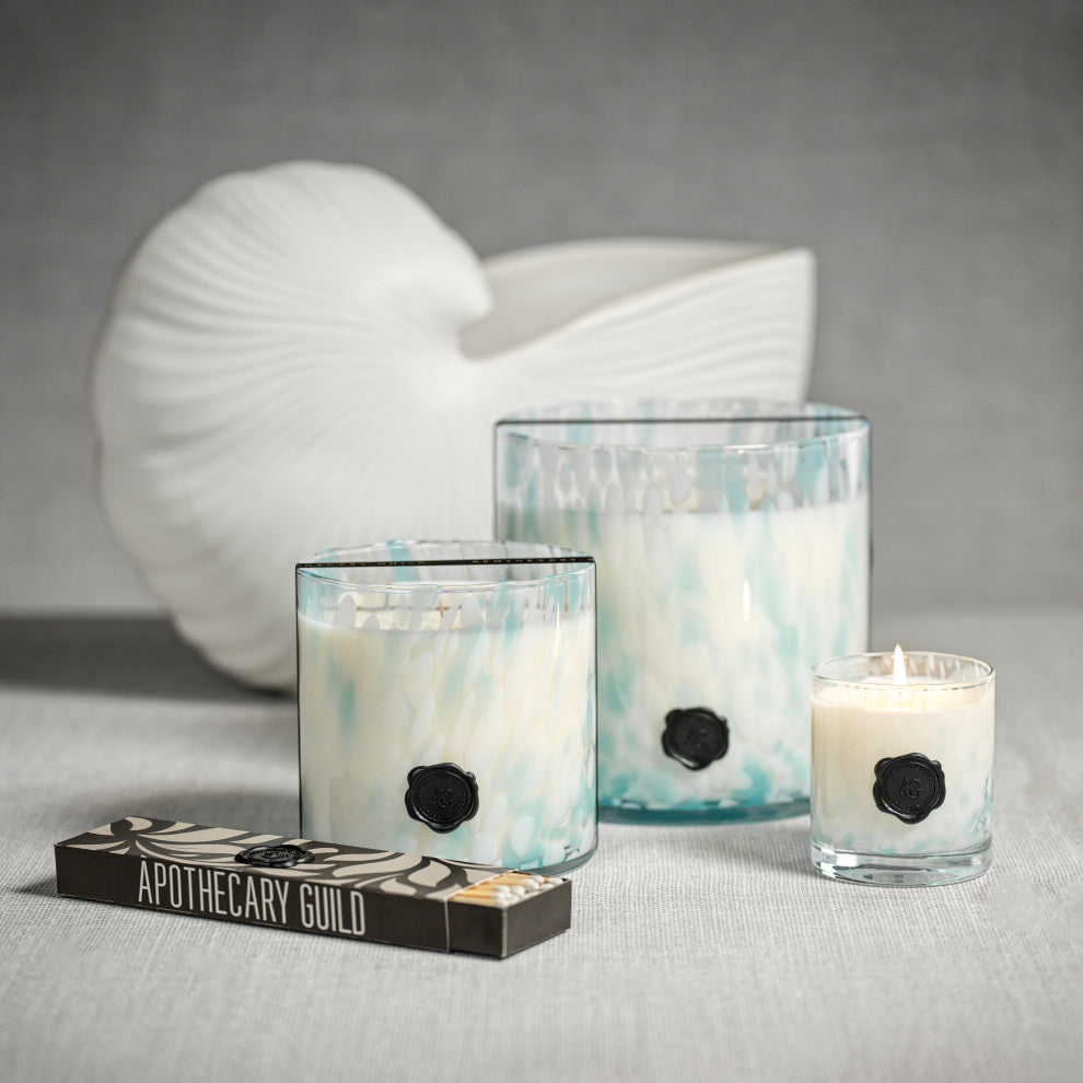 AG Opal Glass 5-Wick Candle Jar, Sunset Beach
