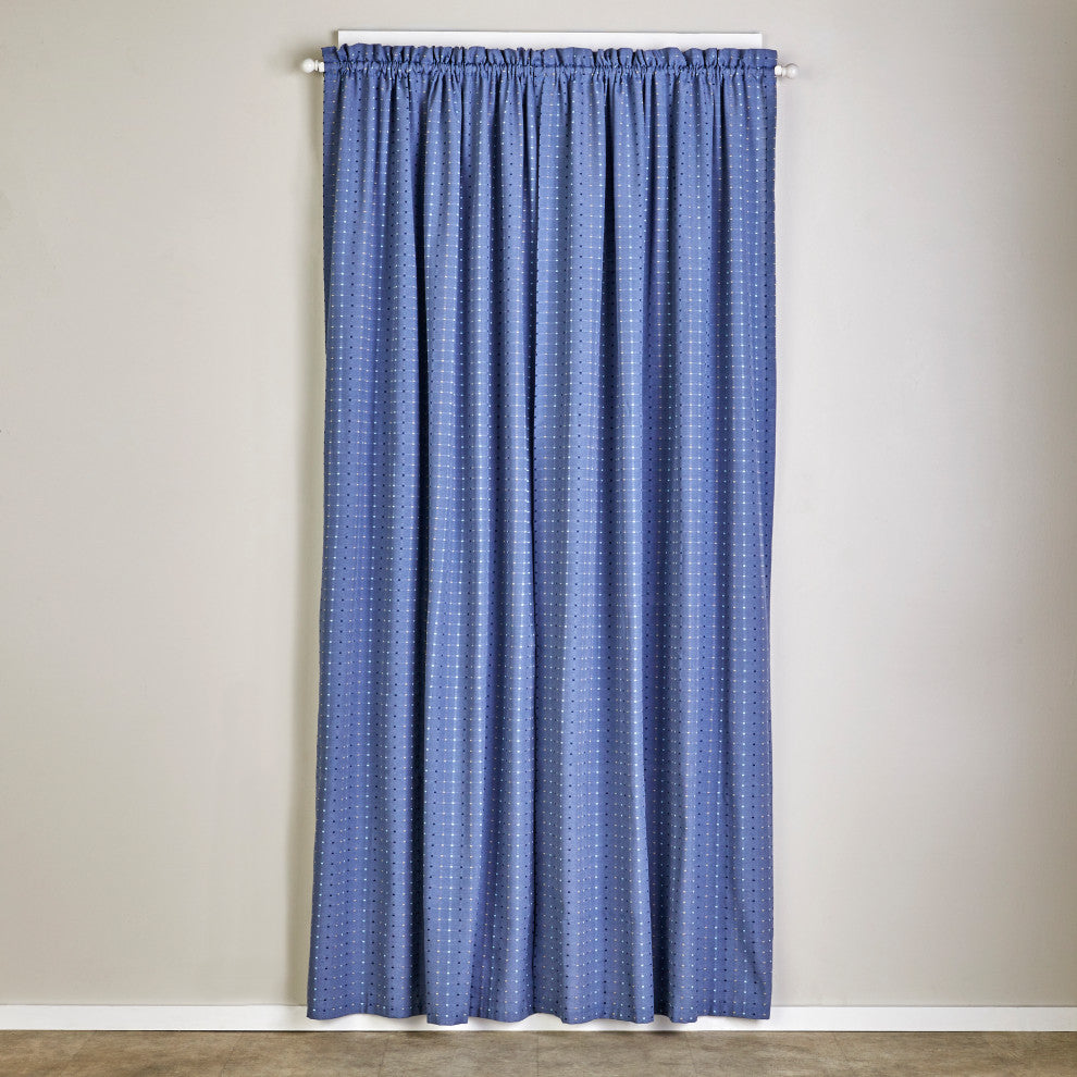 SKL Home Hopscotch Window Panel, 42"x63", Denim