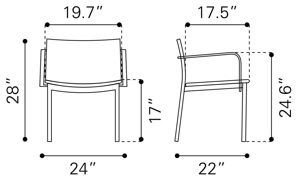Gekko Conference Chair (Set of 2) White