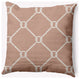 16x16" Ahoy! Nautical Decorative Indoor Pillow, Mauve