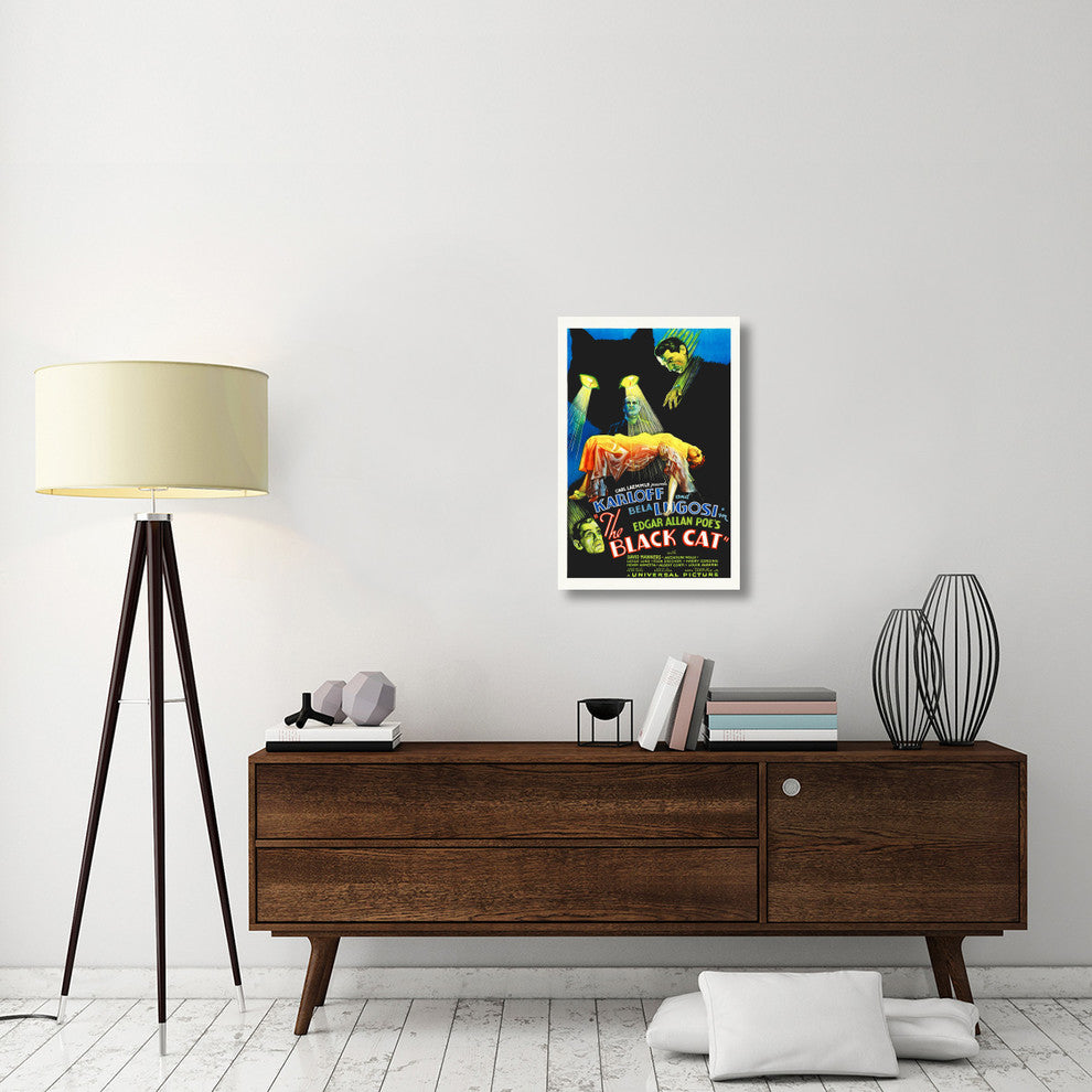 "The Black Cat" Stretched Canvas Giclee by Hollywood Photo Archive, 20x30"