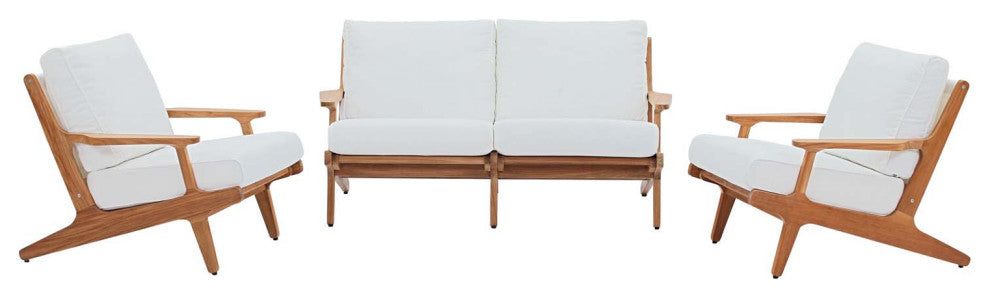 Saratoga 3 Piece Outdoor Patio Teak Set