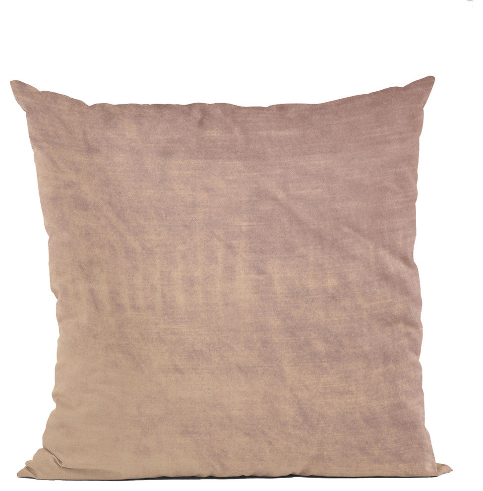 Blush Lux Velvet Shiny Velvet Luxury Throw Pillow, Double sided 20"x36" King