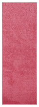 Furnish My Place Pink 2'' x 20'' Solid Color Rug Runner Made In Usa