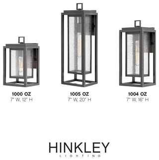 Hinkley 20" Republic Large Outdoor Wall Mount Lantern, Oil-Rubbed Bronze