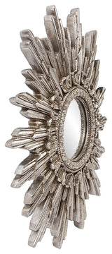 Howard Elliott Chelsea Antique Silver Starburst Mirror