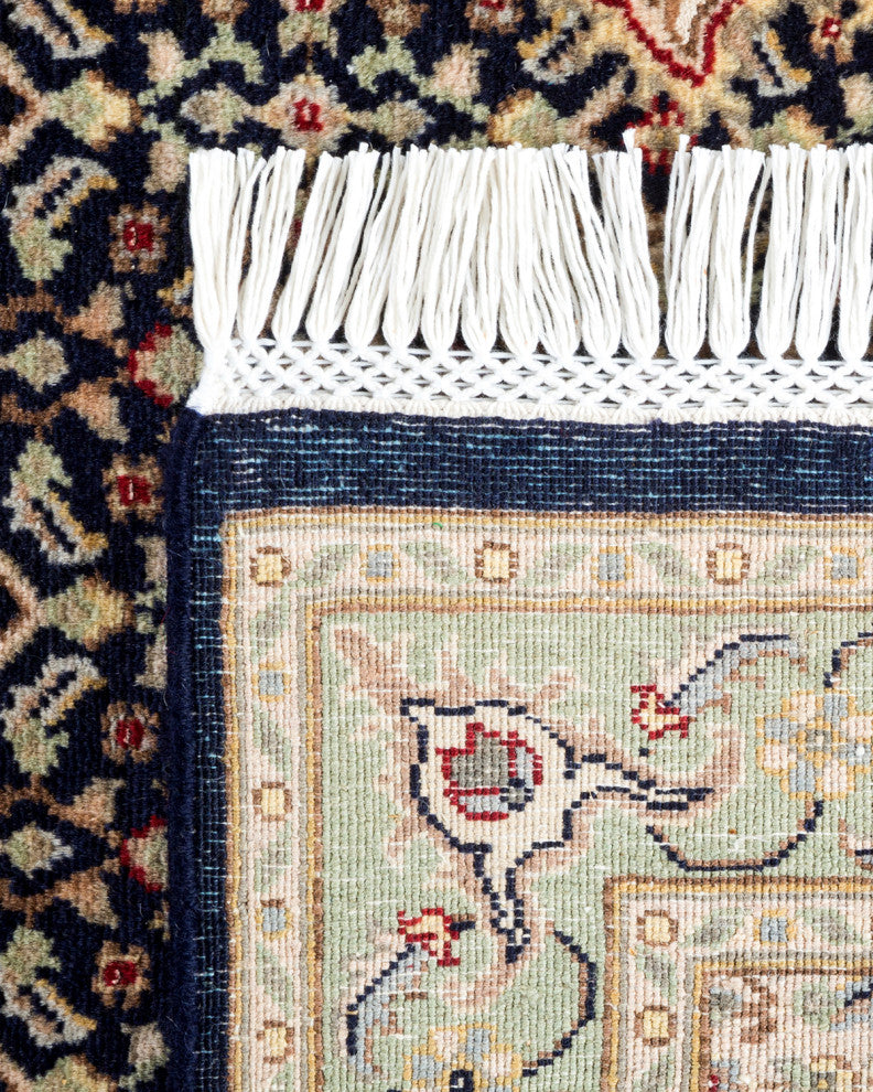 Mogul, One-of-a-Kind Hand-Knotted Area Rug Yellow, 2' 7 x 8' 2