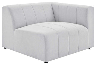 Bartlett Upholstered Fabric Upholstered Fabric 5-Piece Sectional Sofa Ivory