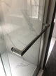 76"Hx60"W Framed Sliding Shower Door, Polished Chrome
