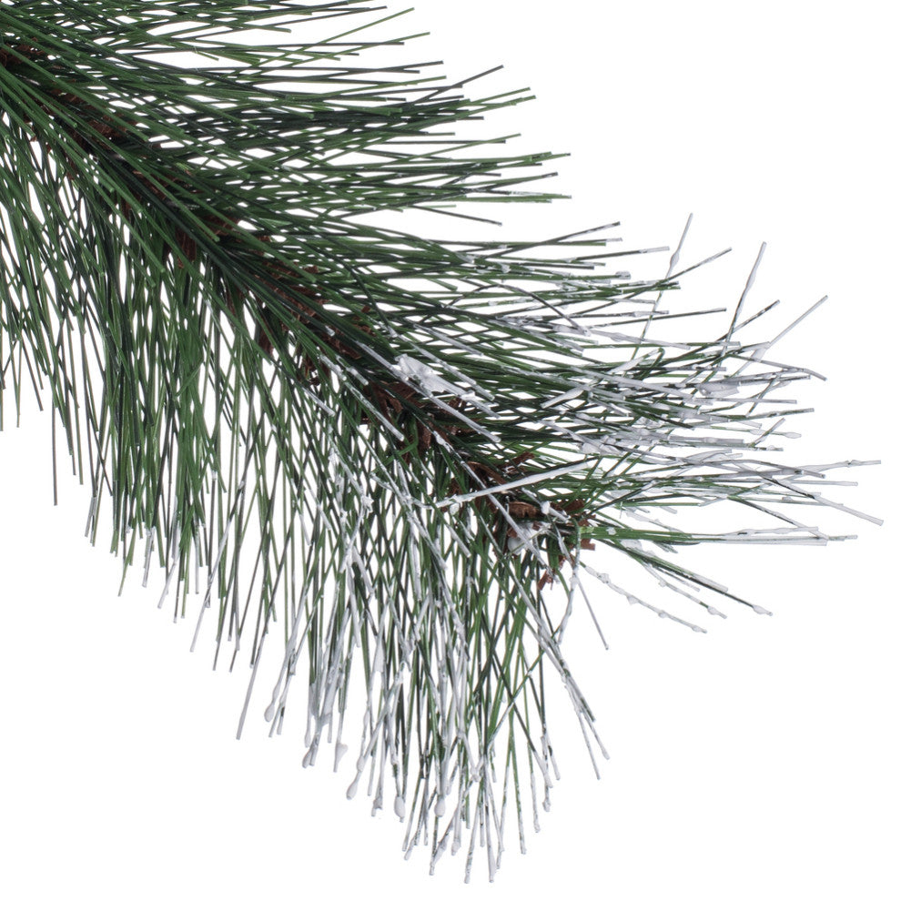 Vickerman B166312 9' Snow Tipped Pine And Berry Artificial Christmas Garland