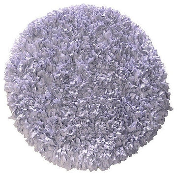 Shaggy Raggy Rug, Lavender, 4'x4'
