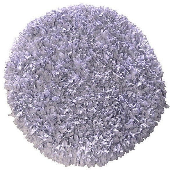 Shaggy Raggy Rug, Lavender, 4'x4'
