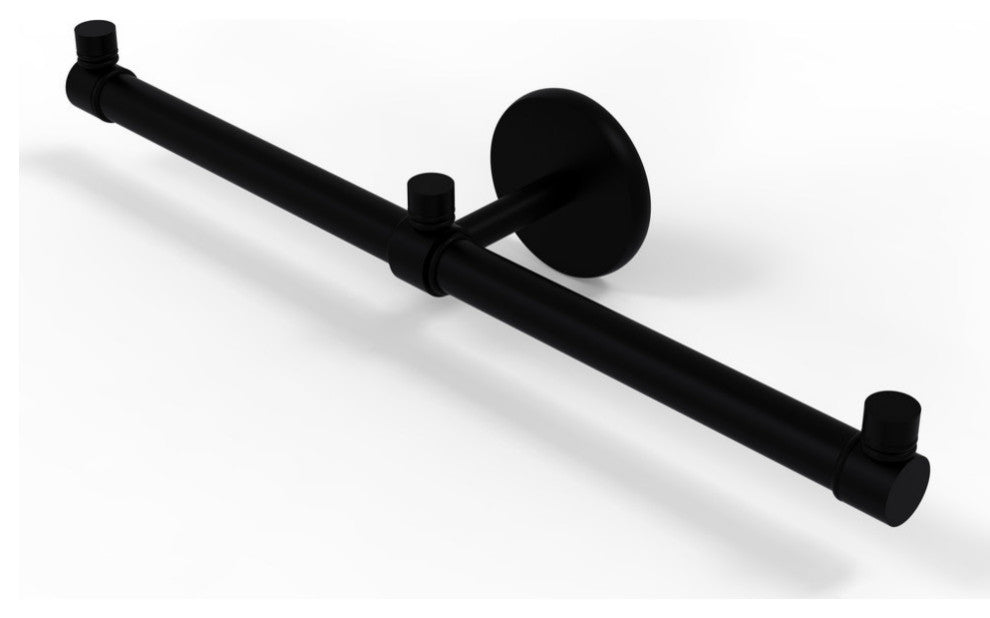 Prestige Skyline 2 Arm Guest Towel Holder, Matte Black