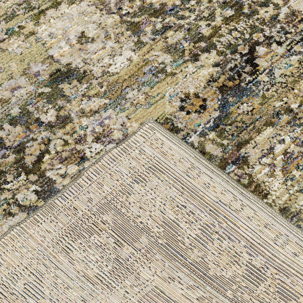 Oriental Weavers Andorra Green/ Brown Oriental Indoor Area Rug 8'6"X11'7"