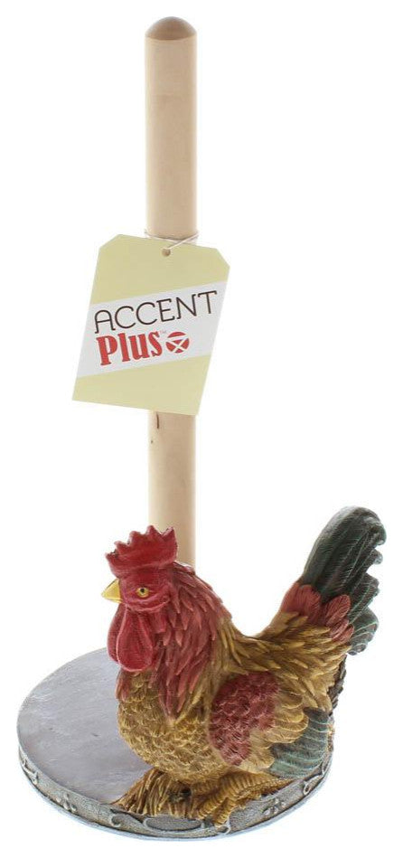 Country Rooster Paper Towel Holder
