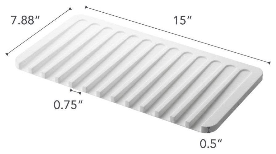 Flow Drainer Tray, White