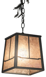 8 Square Pine Branch Valley View Pendant