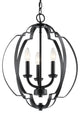 Kichler Voleta Large Foyer Pendant, Black, 3