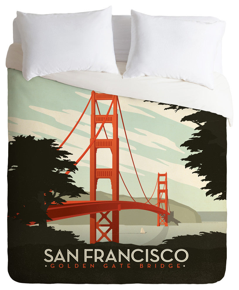 Deny Designs Anderson Design Group San Francisco Duvet Cover - Lightweight