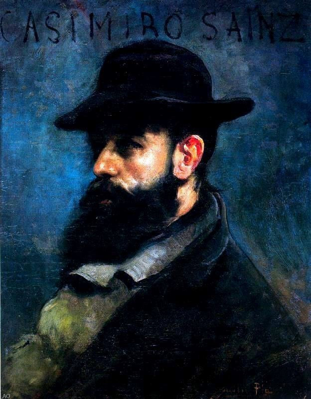 Cecilio Pla y Gallardo Retrato de Casimiro Sainz Gallery Wrapped Canvas Print