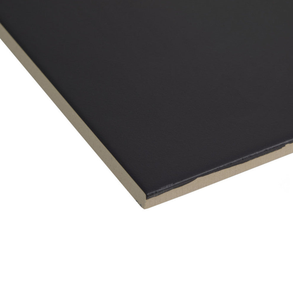 Klavier Matte Black Porcelain Floor and Wall Tile