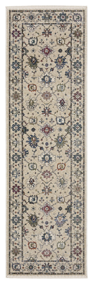 Oriental Weavers Hastings HA01W Floral Rug, Ivory, 3'10"x5'5"
