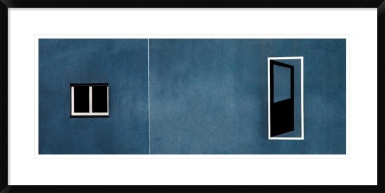 "Open Door No Access" Framed Digital Print by Gilbert Claes, 38x19"