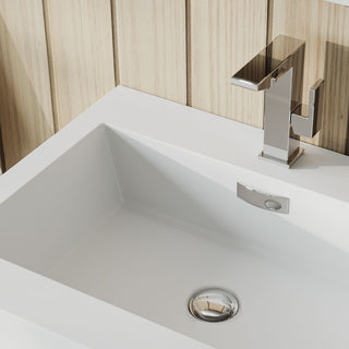 Boutique Bath Vanity, Natural Wood, 24", Single Sink, Wall Mount