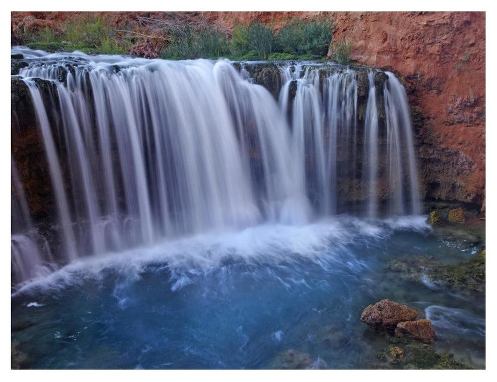 "Rock Falls, Havasu Canyon, Arizona" Paper Print by Tim Fitzharris, 50"x38"