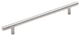 Cosmas 305-224SS Stainless Steel 8-7/8"� CTC (224mm) Euro Bar Pull [5-PACK]