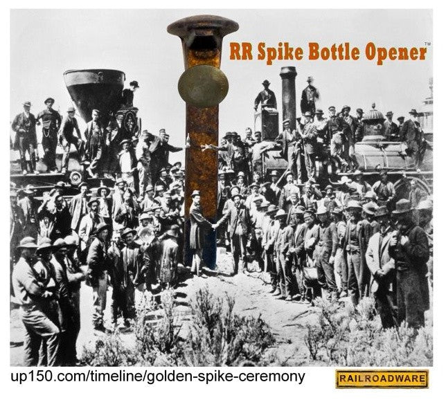 Railroad Spike Bottle Opener and Gift Box