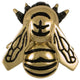 Bumblebee Door Knocker, Brass, Premium