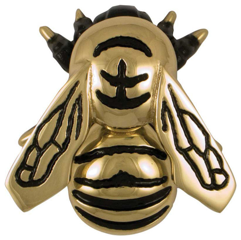 Bumblebee Door Knocker, Brass, Premium