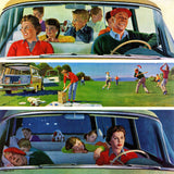 "Before, During and After Picnic" Print on Canvas by John Falter