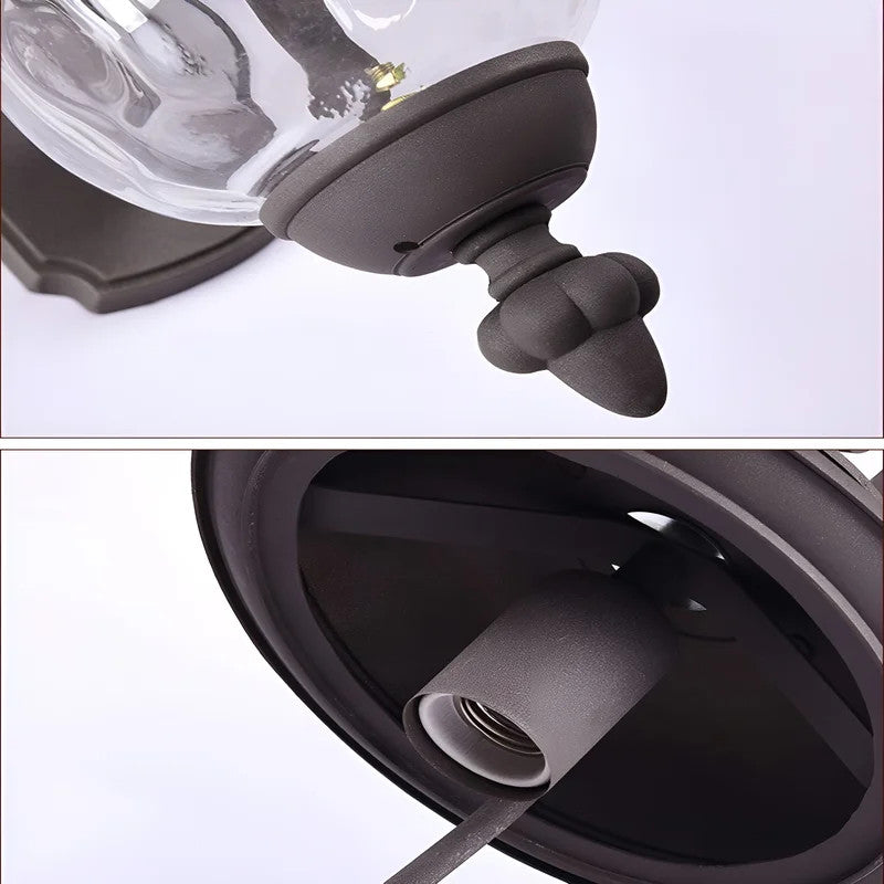 Outdoor Aluminum Waterproof Lamp in a Nordic Style for Courtyard